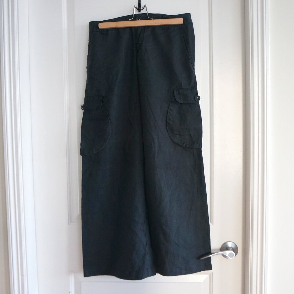 100% Ramie linen palazzo pants
